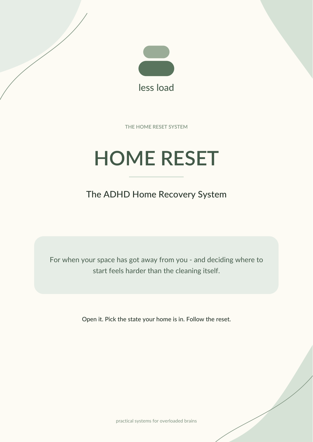 HOME RESET